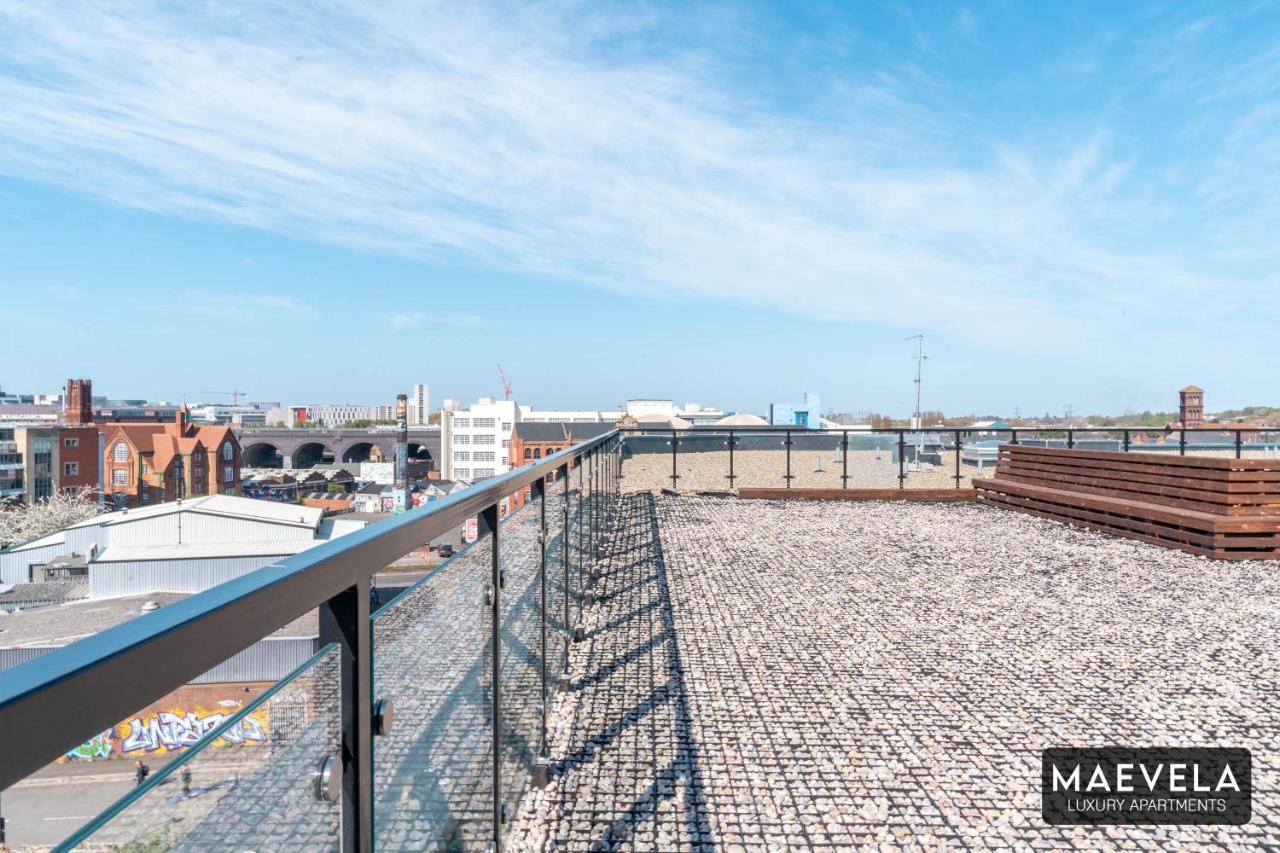 Maevela Apartments - Luxury Top Floor Penthouse - With Parking - 2 Bedroom New Build Apartment ✪ City Centre, Digbeth ✓ With Huge Patio Sliding Doors - City View - Rooftop Terrace - Ps4 & Smart Tv'S Birmingham Exterior photo